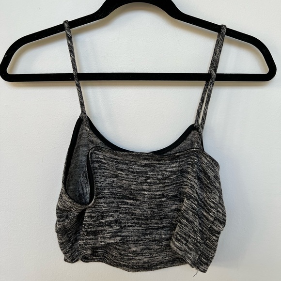 Grey Cropped Tank - Picture 2 of 3